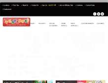 Tablet Screenshot of itzapartystores.com